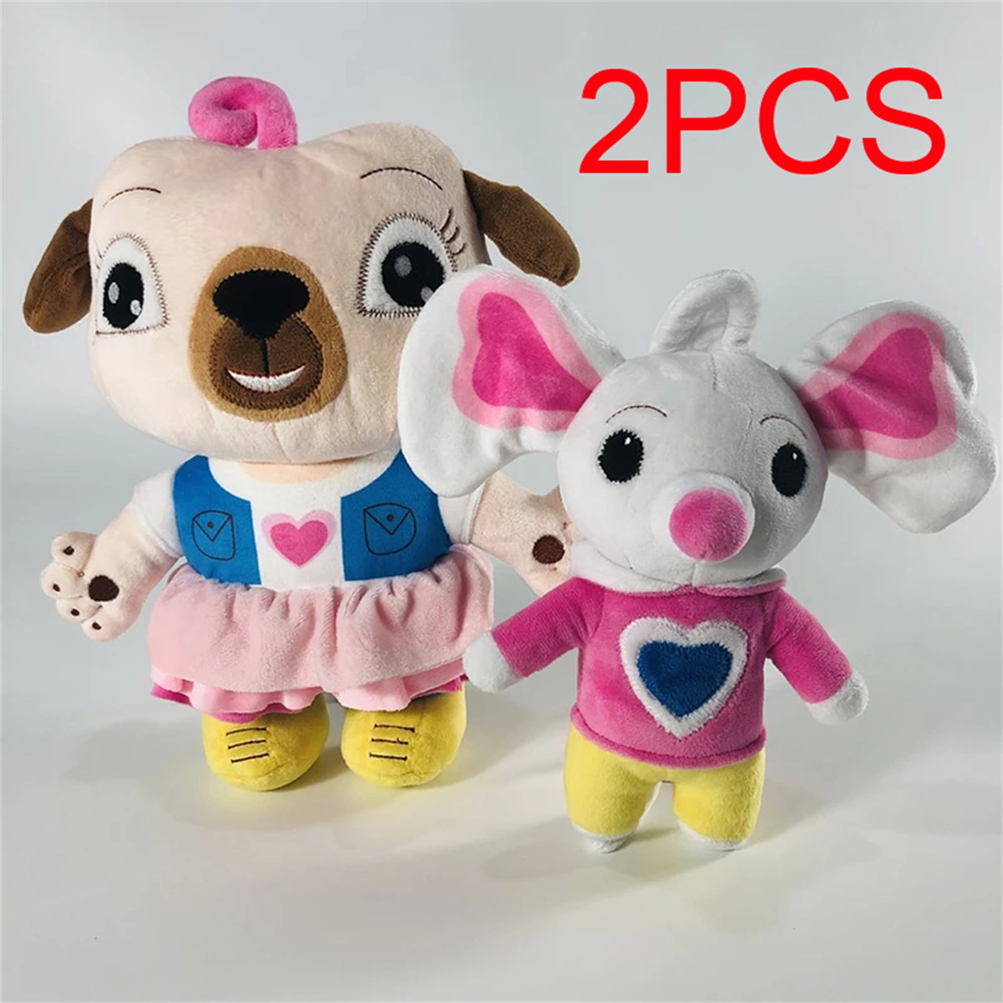 Chip & Potato Jumbo Chip the Cute Pug Puppy Plush Toy with Removable Plush  Potato the Mouse
