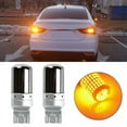 thumbnail image 1 of 2Pcs Chrome 7440 T20 144SMD Amber Canbus Error Free LED Lamp Bulb Turn Signal Light, 1 of 8