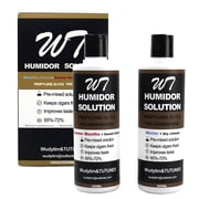 2Pcs Cigar Humidor Solution 16 oz 500 ml - Regular Liquid Solution for Summer Months Humid Climate/Winter & Dry Climate - Premium Propylene Glycol PG Solution Formula - Safe and Non-Toxic