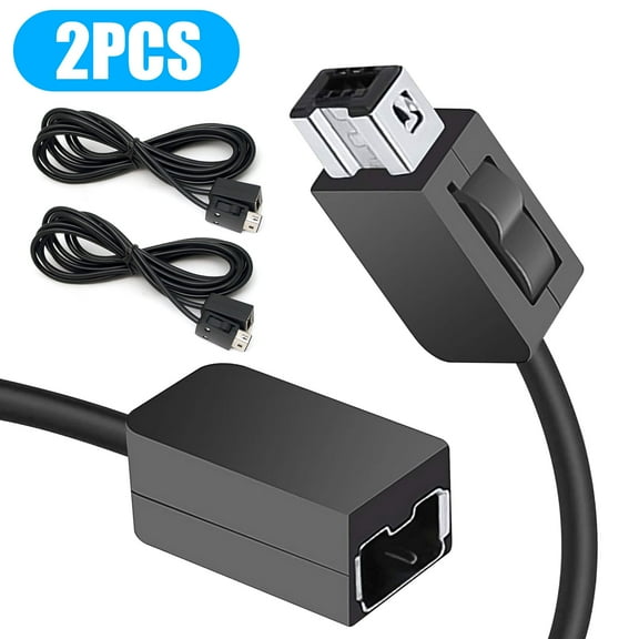 2Pcs Classic Controller Extension Cable 3M/10ft,TSV SNES Extension Power Cord Fit for Super Nintendo SNES Classic Edition Controller (2017) and Mini Classic Edition (2016),Wii,Wii U