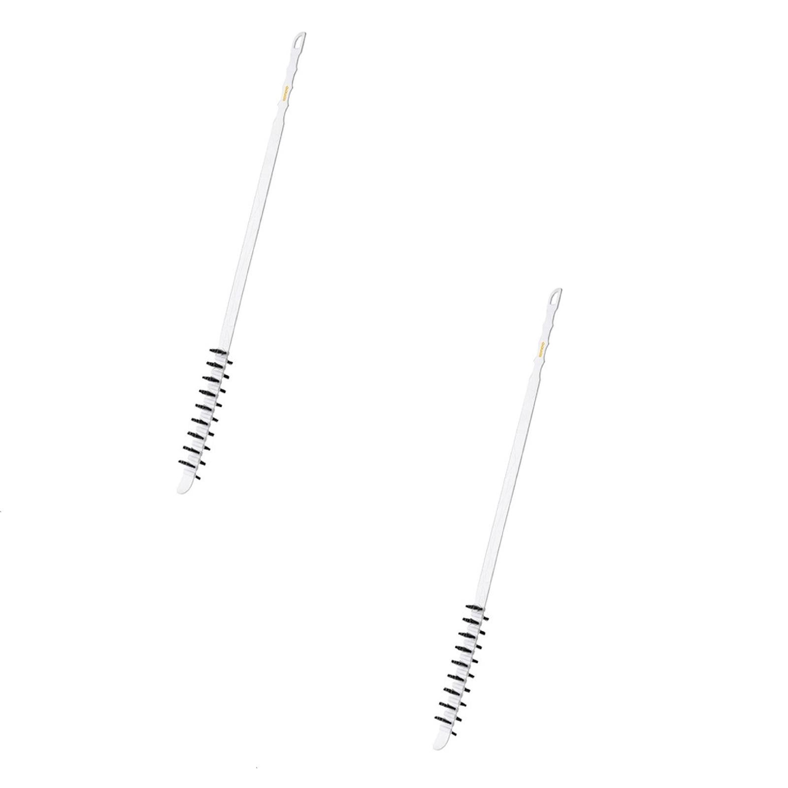 2Pcs Cleaning Brush With Long Handle 360° Flexible Refrigerator Coil ...
