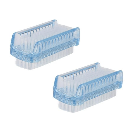 2Pcs Cleaning Nail Brush Fingernail Scrub Brush Two Hand Scrubbing Brushes Soft Nails Toes Scrubber For Men Women Kids Nail Brush Cleaning Brush Home Decor