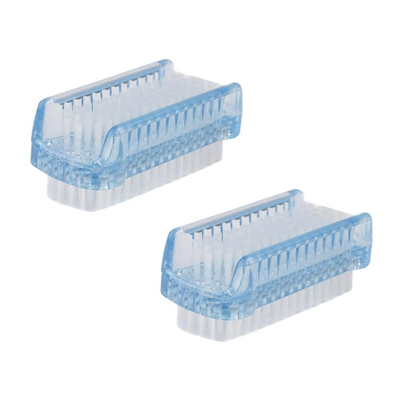 2Pcs Cleaning Nail Brush Fingernail Scrub Brush Two Hand Scrubbing Brushes Soft Nails Toes Scrubber For Men Women Kids Nail Brush Cleaning Brush Home Decor