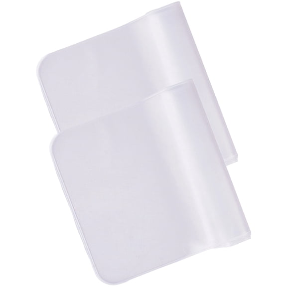 2Pcs Clear Keyboard Protector Rectangle Waterproof Dustproof Transparent Ultra Thin Universal Silicone Keyboard Cover Skin Films