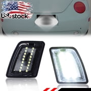 2Pcs Clear Lens Rear Light License Plate Lights With White LED For 1998 1999 2000 2001 2002 2003 2004 2005 Volkswagen Beetle 2003 2004 2005 Volkswagen Beetle Convertible
