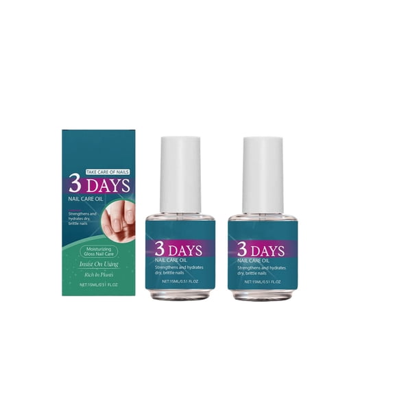 2Pcs Clear Nail Polish Top Coat, Natural Color Regular Nail Polish, High Gloss Shine Top Coat Fast Air Drying Regular Nail Polish, Long Wear and Scratch Resistant for Women Salon DIY Nail Art