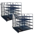 thumbnail image 1 of 2Pcs Clearance Sale! 5 Tier Paper Document Organizer With File Rack Desktop Storage For Supplies Rack Practical Home Decor 12.6", 1 of 3