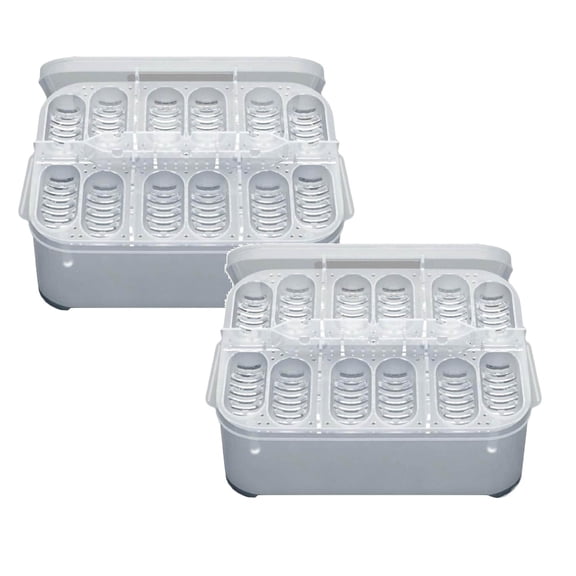 2Pcs Clearance Sale! Egg Temperature Control Device Thermal Incubation Storage Mini 12 Egg For Chickens Birds Food Storage Practical Home Decor