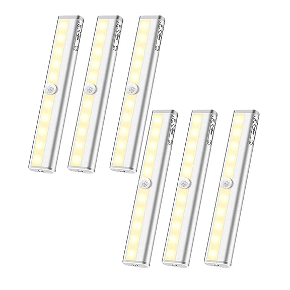 2Pcs Clearance Sale! Pir Auto Motion Sensor Light Intelligent Portable Infrared Induction Lamp Night Led Light Practical Home Decor