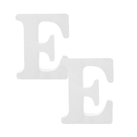 2Pcs Clearance Sale! Wooden English Alphanumeric Ornaments Wooden Crafts Diy Letter Creativity 3.2 Inch Wooden Letter Wall Decoration Desktop Ornament Practical Home Decor