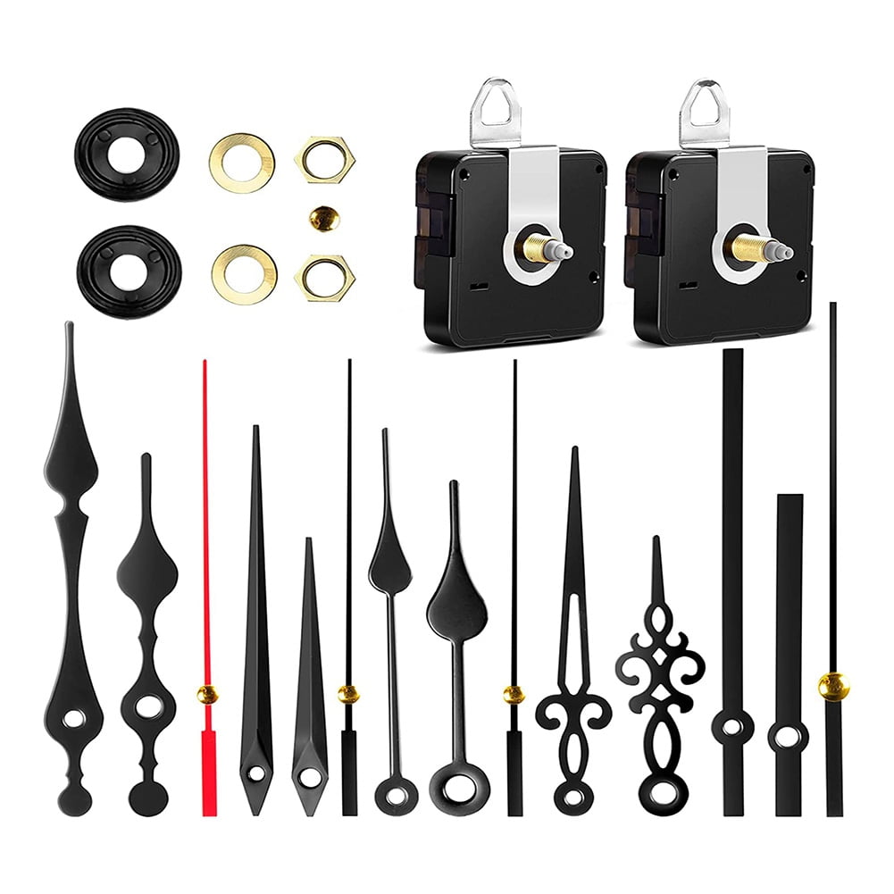 2Pcs Clock MechanismClock Mechanism ReplacementMotor Replacement Mute