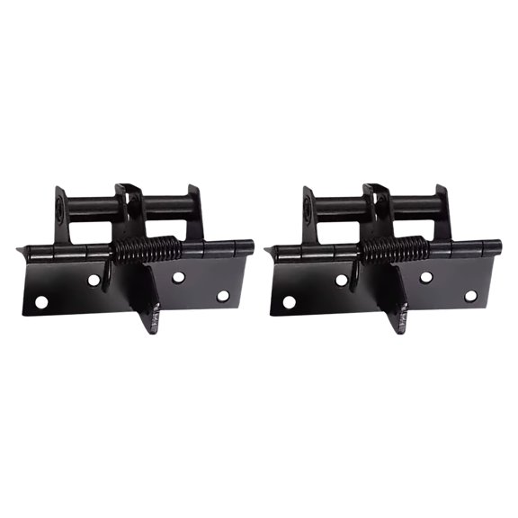 2Pcs Closing Spring Door Hinge 90 Degree Positioning Automatic Door Hinges Hardware for Door Cabinet