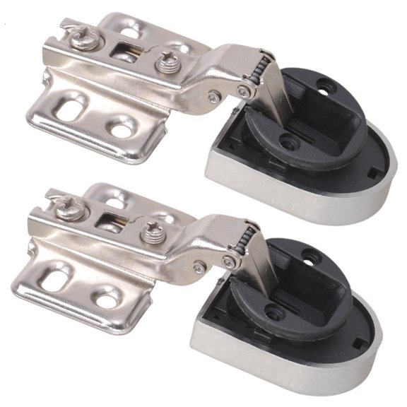 2Pcs Cold Rolled Steel Hydraulic Glass Door Hinges Display Cabinet Hinge Home Wine Cabinet Hardware Accessories