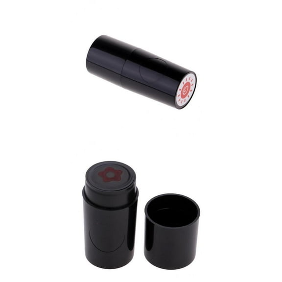 2Pcs Colorfast Golf Ball Stamper Marker Club Accessories Golfer Training Aid with Sun,Flower Design Shape Print