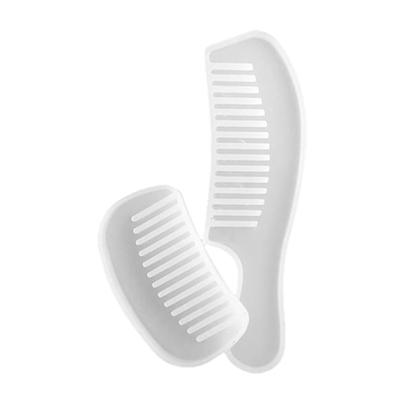 2Pcs Comb Silicone Molds for Epoxy Resin-Hair Comb Resin-Casting Mold Kit DIY-Craft Jewelry Craft Making Handmade Tool