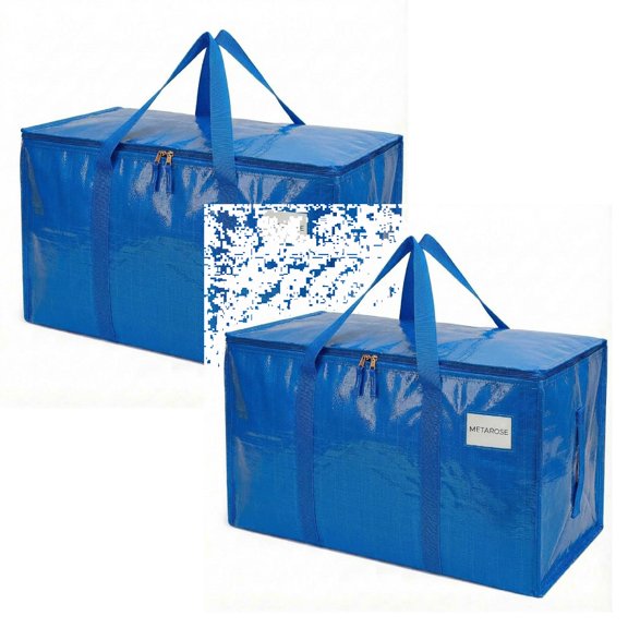 2Pcs Compact Outdoor Indoor Storage For Home Organization Large And Organizer With Handle And Zipper Closure For Versatile Use In Closets Attics And Dorm Rooms Home Textile Storage Happy 2026!