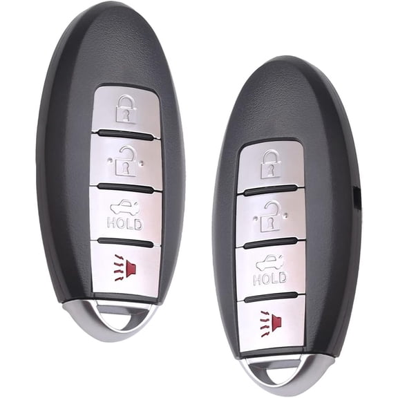 2Pcs Compatible with Sentra Versa Car Key Fob Keyless Control Entry Remote 4 Button Vehicles Replacement 285E3-3SG0D Proximity Smart Key