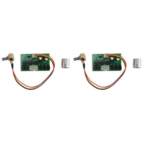 2Pcs Computer Case Miner Fan Speed Controller 8-Channel Fan Hub PWM High-Power Violent Fan Controller DC12V,2 * Miner Fan Speed Controller,green