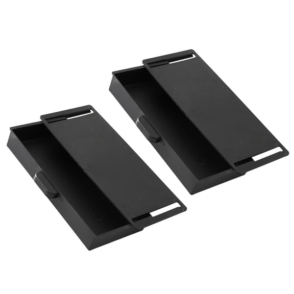 2Pcs Concealed Stick On Organizers Plastic Box Practical Storage Containers