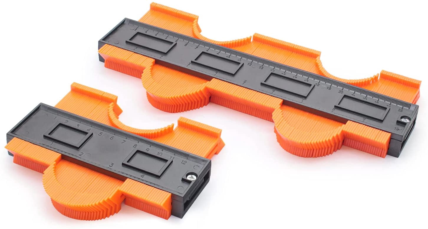 2Pcs Contour Gauge, Lockable Contour Copier, 25Cm And 12Cm, Accurate ...