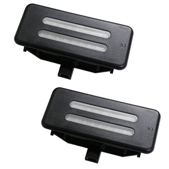 2Pcs Convenient Replacement Sun Visor Vanity Mirror Lights for BMW Installation without Line Modification