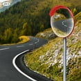 thumbnail image 1 of 2Pcs Convex Traffic Mirror Wide Angle 24" Garage Store Blind Spot Corner Security, 1 of 12