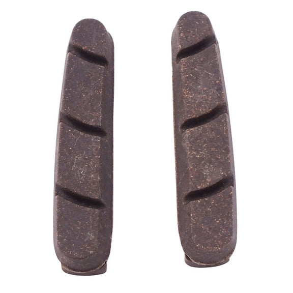2Pcs Cork Brake Pads For Carbon Rims Road Bike, 54.5mm Plastic Composite Blocks for 105/CANSUCC 450TC/460TC, Brown