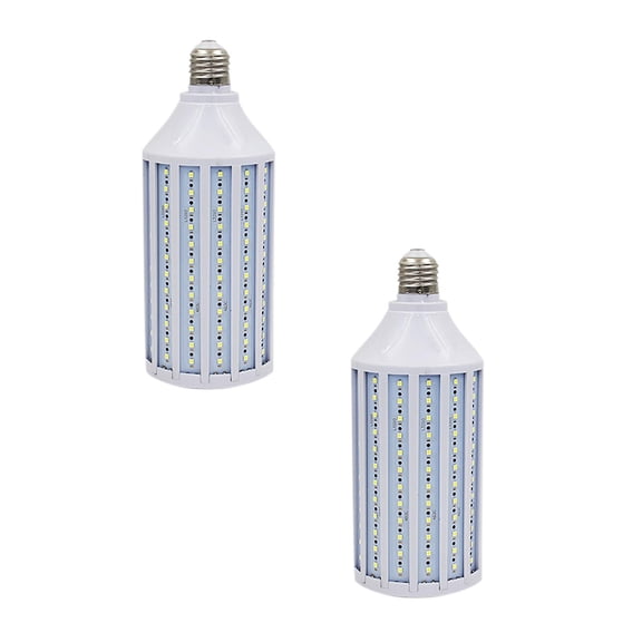 2Pcs Corn Light Bulb High Output 1850 Outdoor Light Bulb 15 Super Bright E26 Led Light Bulb 6000K White Corn Light Bulb for Garage Porch Post Street Led Light Easy to Use Happy 2026!