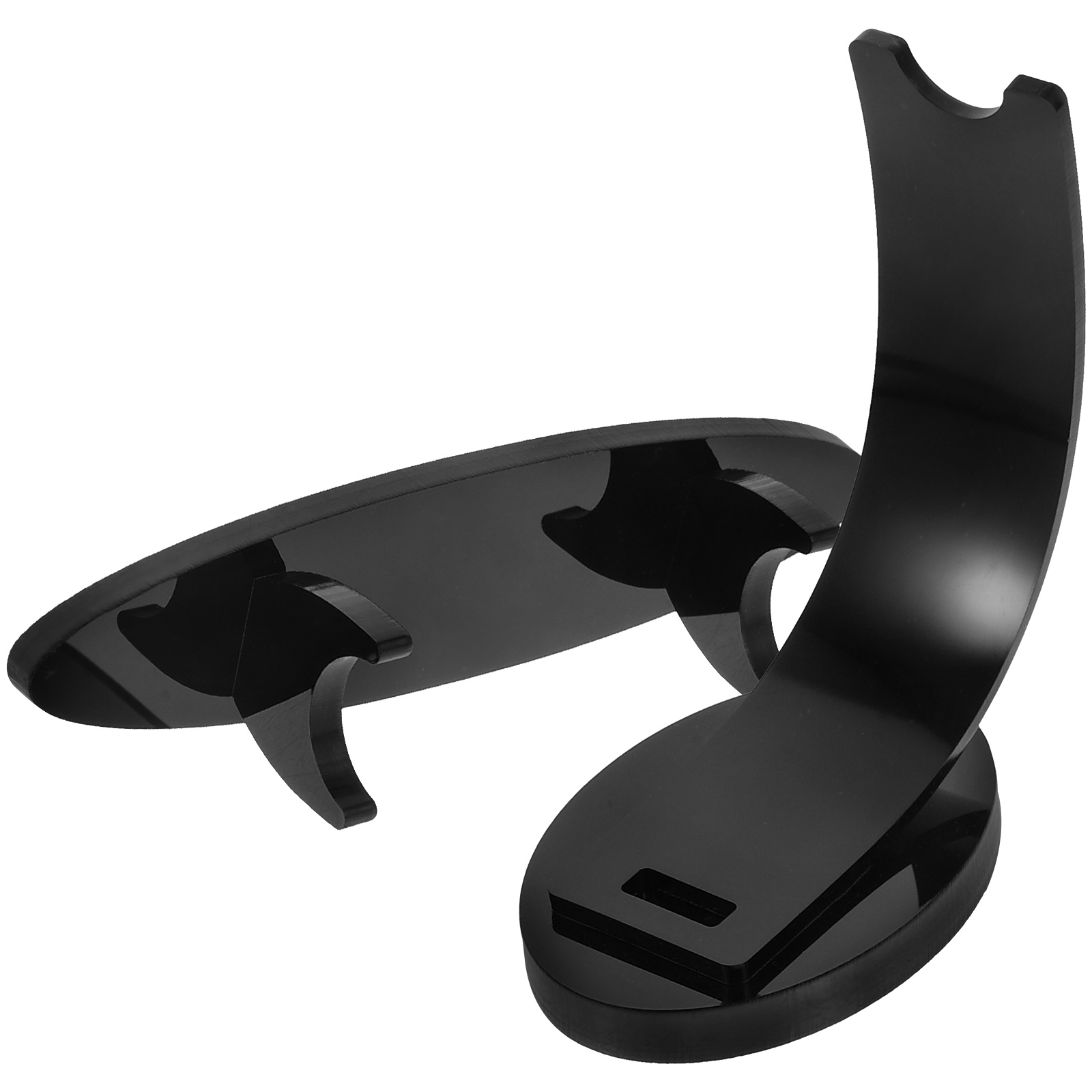 2Pcs Countertop Pen Holder Makeup Brush Stand Pen Display Stand Acrylic Stationery Pen Holder