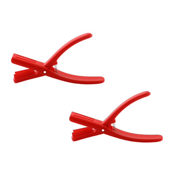 2Pcs Crawfish Peeler Shrimp Deveiner Tool Efficient Crayfish Shelling Device Shrimp Deveining Tool Crawfish Shucker Seafood Peeling Tool Crawfish Sheller for Home and Restaurants Nails(Red)