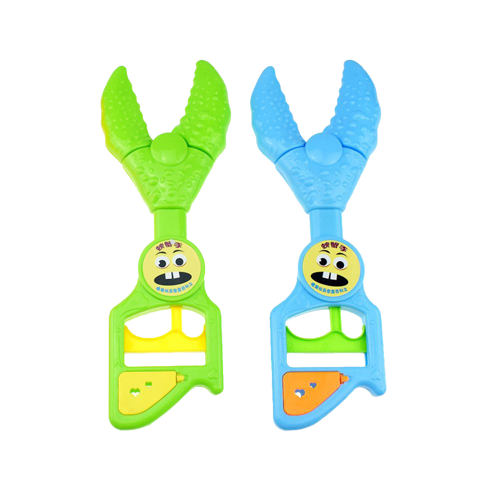 2Pcs Creative Cartoon Crab Claw Shaped Toy Flexible Telescopic