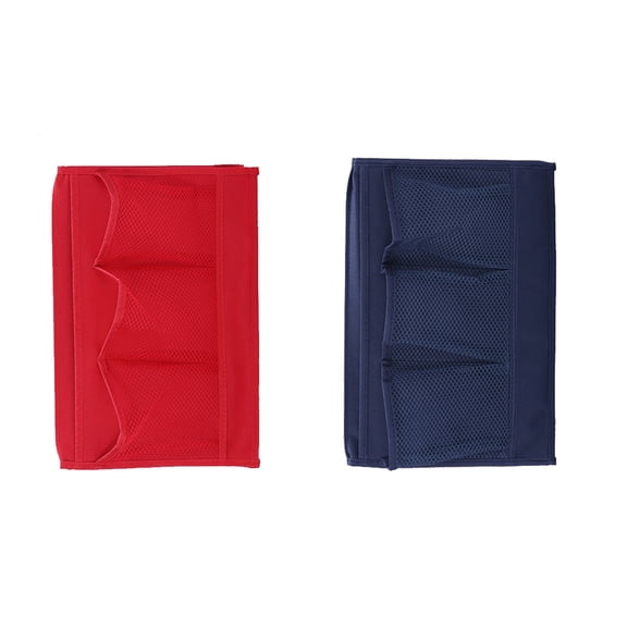 2Pcs Creative Multi-Function Hanging Storage Bag For Sofa Bed Organizing