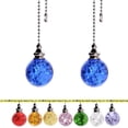 thumbnail image 1 of 2Pcs Crystal Ceiling Fan Pull Chain, Ceiling Fan Pull Chain Extender, Pull Chains for Ceiling Fans and Lights, Light Pull Chain with 21 Inches 3mm Diameter Ball Beaded Chain, 1 of 8