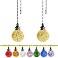 thumbnail image 1 of 2Pcs Crystal Ceiling Fan Pull Chain, Ceiling Fan Pull Chain Extender, Pull Chains for Ceiling Fans and Lights, Light Pull Chain with 21 Inches 3mm Diameter Ball Beaded Chain, 1 of 8