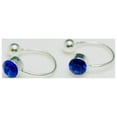 thumbnail image 1 of 2Pcs Crystal Ear Cuff U Shape Wrap Earrings Non Piercing Rhinestone Clip-on, 1 of 2