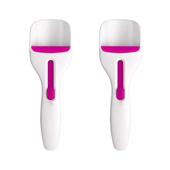 2Pcs Cupcake Scoop Batter Dispenser - Easy To Use Baking Scoop for Muffins Cupcakes Cookie Dough & Pancakes - Unique Baking Supplies Gadgets & Appliances for Kitchen- BPA Free & Dishwasher Safe