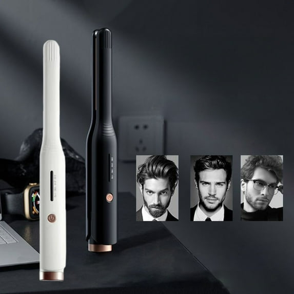 2Pcs Curling Iron Under $5! Yannianjz 2 in 1 Curling Iron Curling and Straightening Hair Iron with Adjustable Temperature, Mini Hair Styler for Short Hair Bangs and Travel