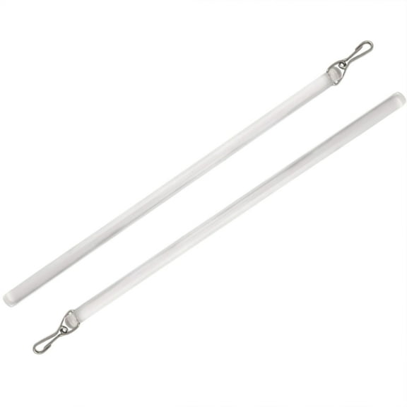 2Pcs Curtain Opening Closing Stick Clear Acrylic Window Drapery Pull Wand Rod