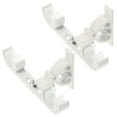 2Pcs Curtain Rod Fixing Bracket Simple Curtain Rod Strut Frame for Home