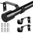 2Pcs Curtain Rod for Window,2848 in Adjustable Tension Window Curtain