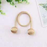 2Pcs Curtain Tie Backs Magnetic Ball Buckle Holder Tieback Clips Window Home