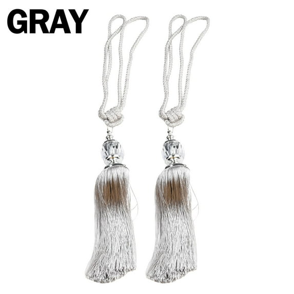 2Pcs Curtain Tieback Beaded Tassels Curtain Tieback Rope Window Drapes Decoration Tassel Tiebacks Curtain Tie Rope Accessory