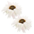 2Pcs Curtain Tieback Clips Curtain Decorations Drape Holders Sunflower