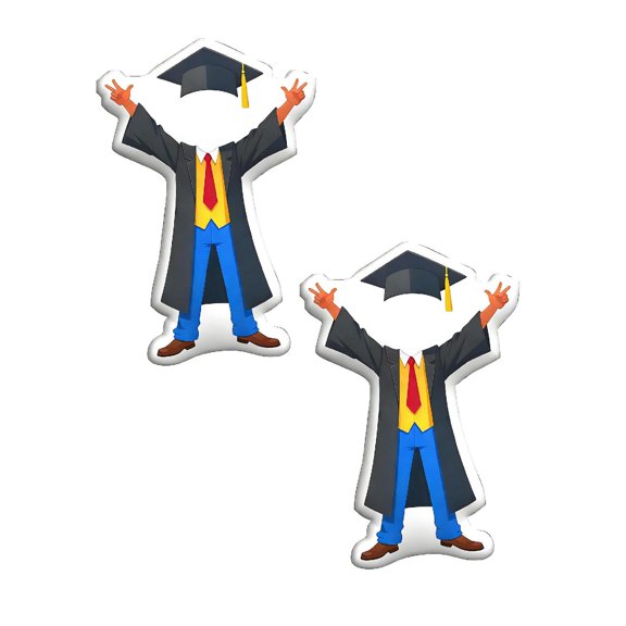 2Pcs Custom Pillow - Personalized Face Pillow With Photo Fanny Graduate Pillow Plush Doll 2026 Graduation Gifts For Masters Degree, College, High School, Phd Grad Gift For Nurse Law School