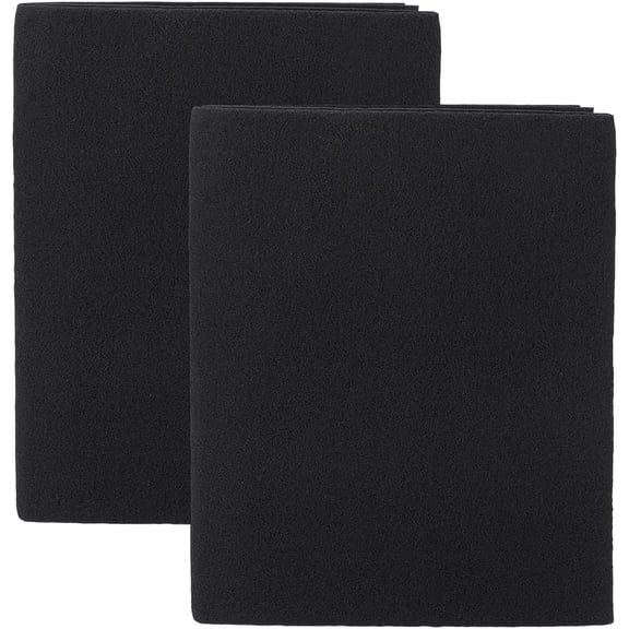 2Pcs Cut to Fit Activated Carbon Filter Sheet 47.2x15.7 Inch Cut to Fit Carbon Pad Activated Charcoal Air Filters Replacement Charcoal Sheet