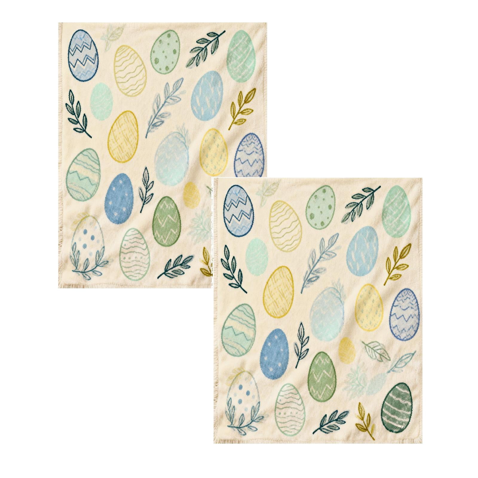 2Pcs Cute Chicks Pattern Soft And Warm All Season Bed Blanket For Home ...