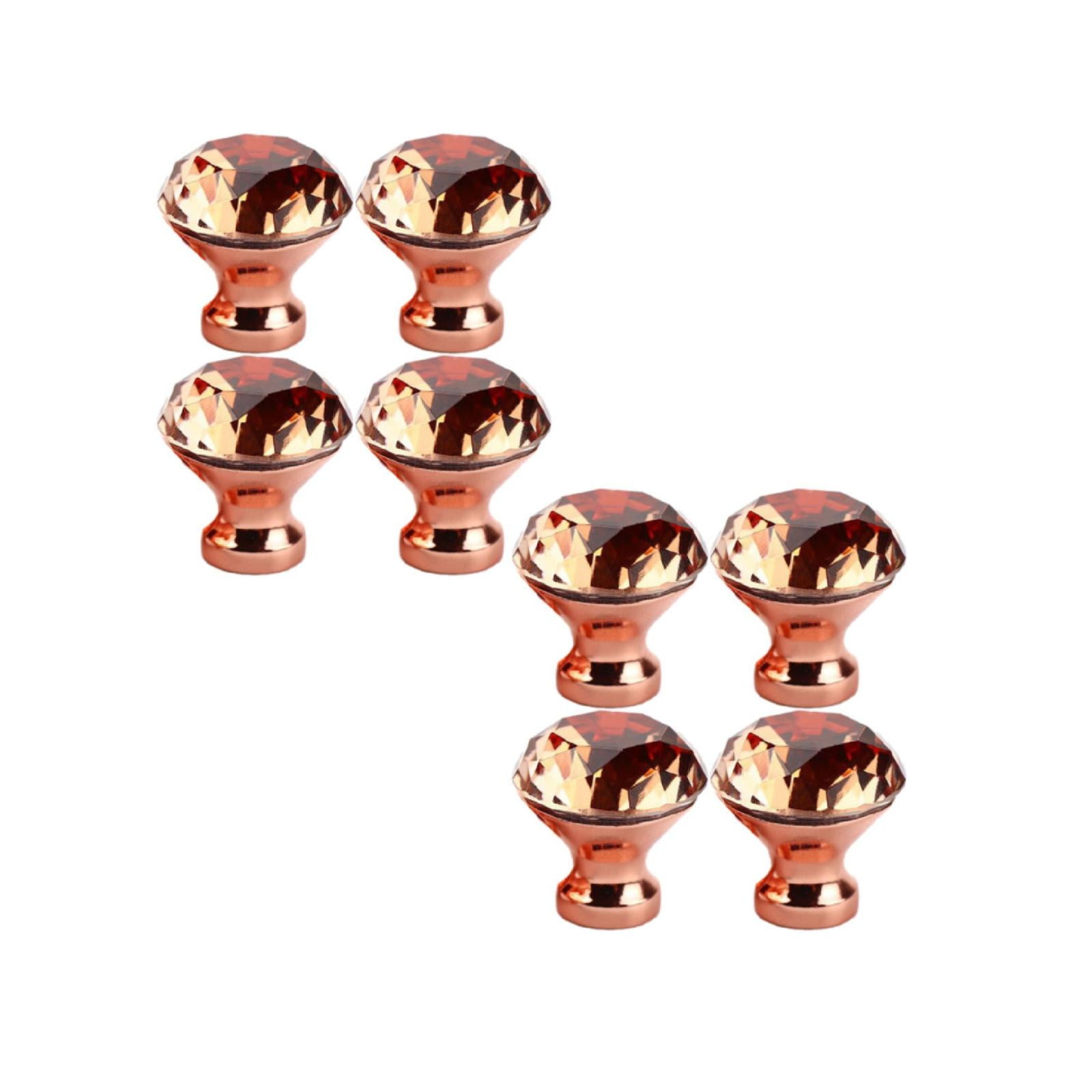 2PCS Cute Chip Clips 1 10Pcs Diamond Crystal Glass Clear Door