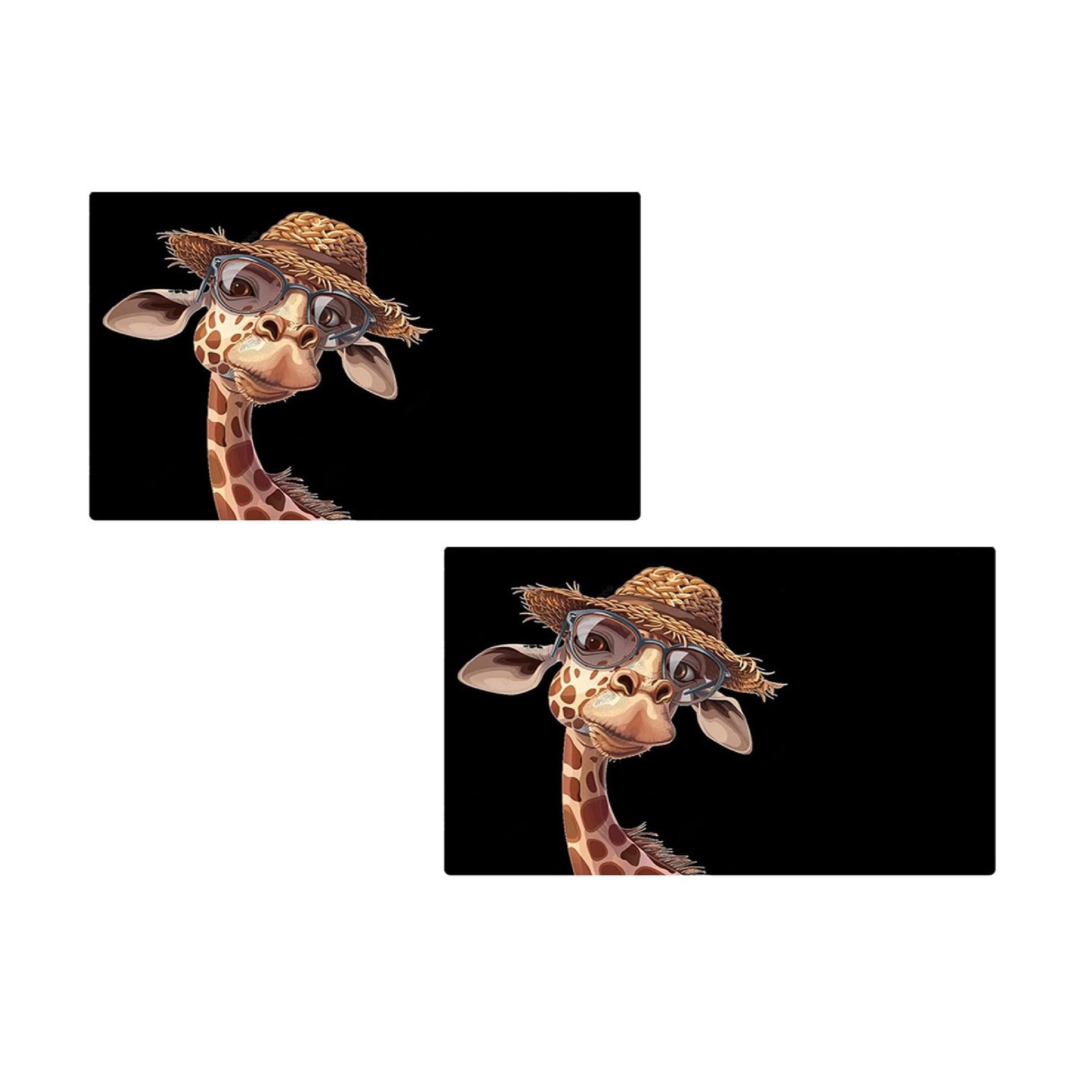 2Pcs Cute Giraffe Floor Mat Enhances The And Comfort Of Children'S ...