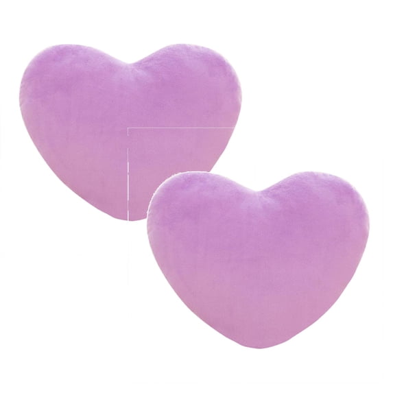 2Pcs Cute Plush Red Heart Pillow Love Pillow Cushion Toy Throw Pillows For Kids' Friends Fit For Living Heart Throw Decorative Pillows