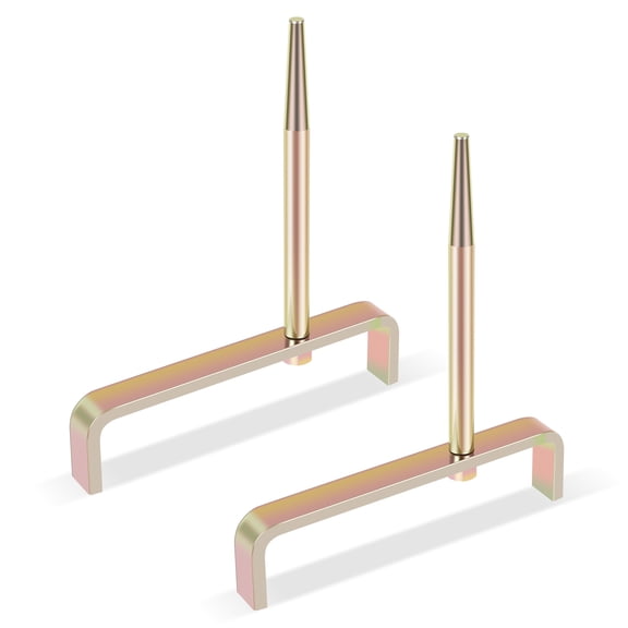 2Pcs Cylinder Head Bracket Metal Automobile Engine Cylinder Head Stand Easy Install Cylinder Head Work Stand with Tapered Mandrel Sturdy Cylinder Head Holder Stand for Cylinder Head